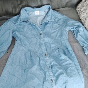 Wonder Nation Light Blue Casual Kids Dress